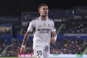 出战利物浦存疑!西媒:马斯坦托诺因耻骨受伤,缺席皇马合练